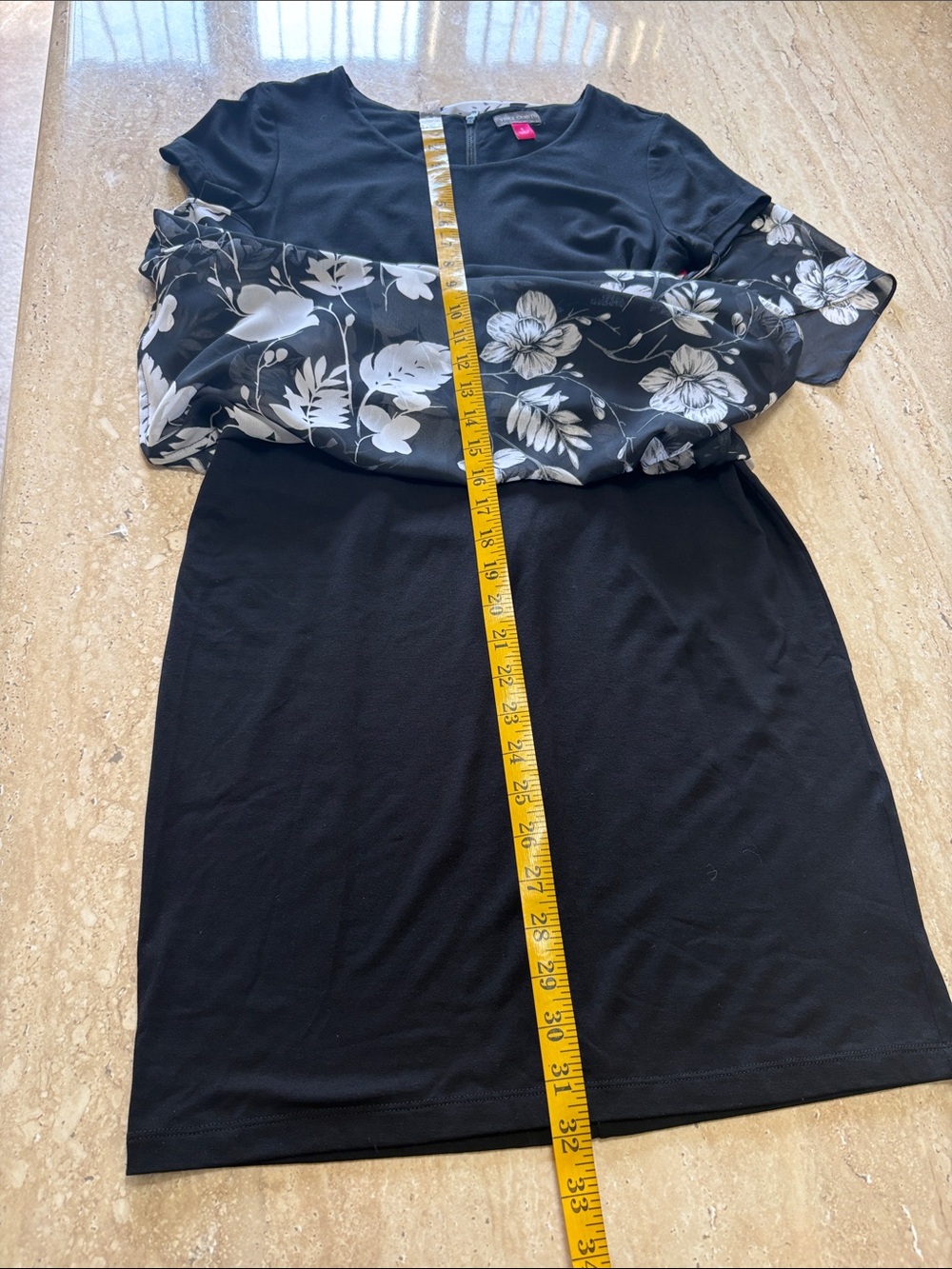 NWT Vince Camuto, sheer bottom dress - Picture 10 of 11